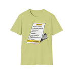 Tennis Receipt T-shirt