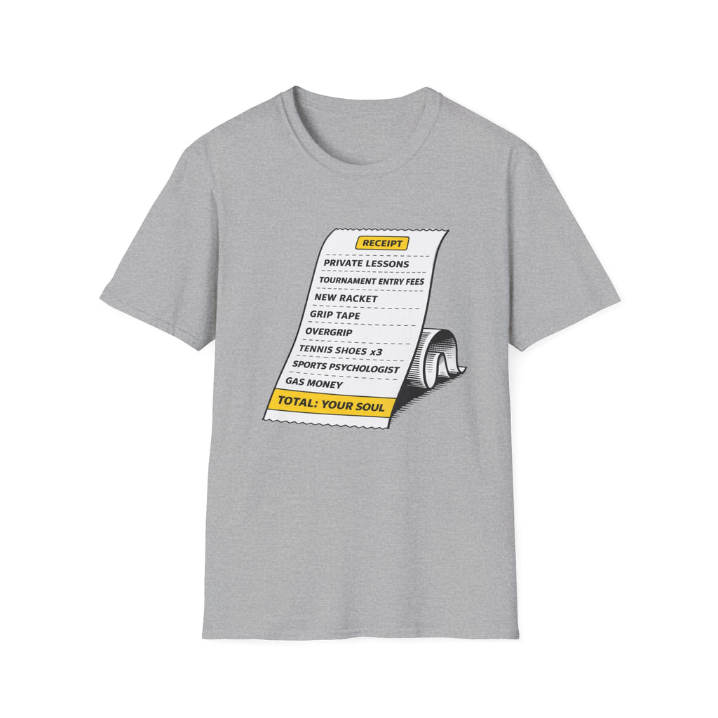 Tennis Receipt T-shirt