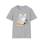 Tennis Receipt T-shirt