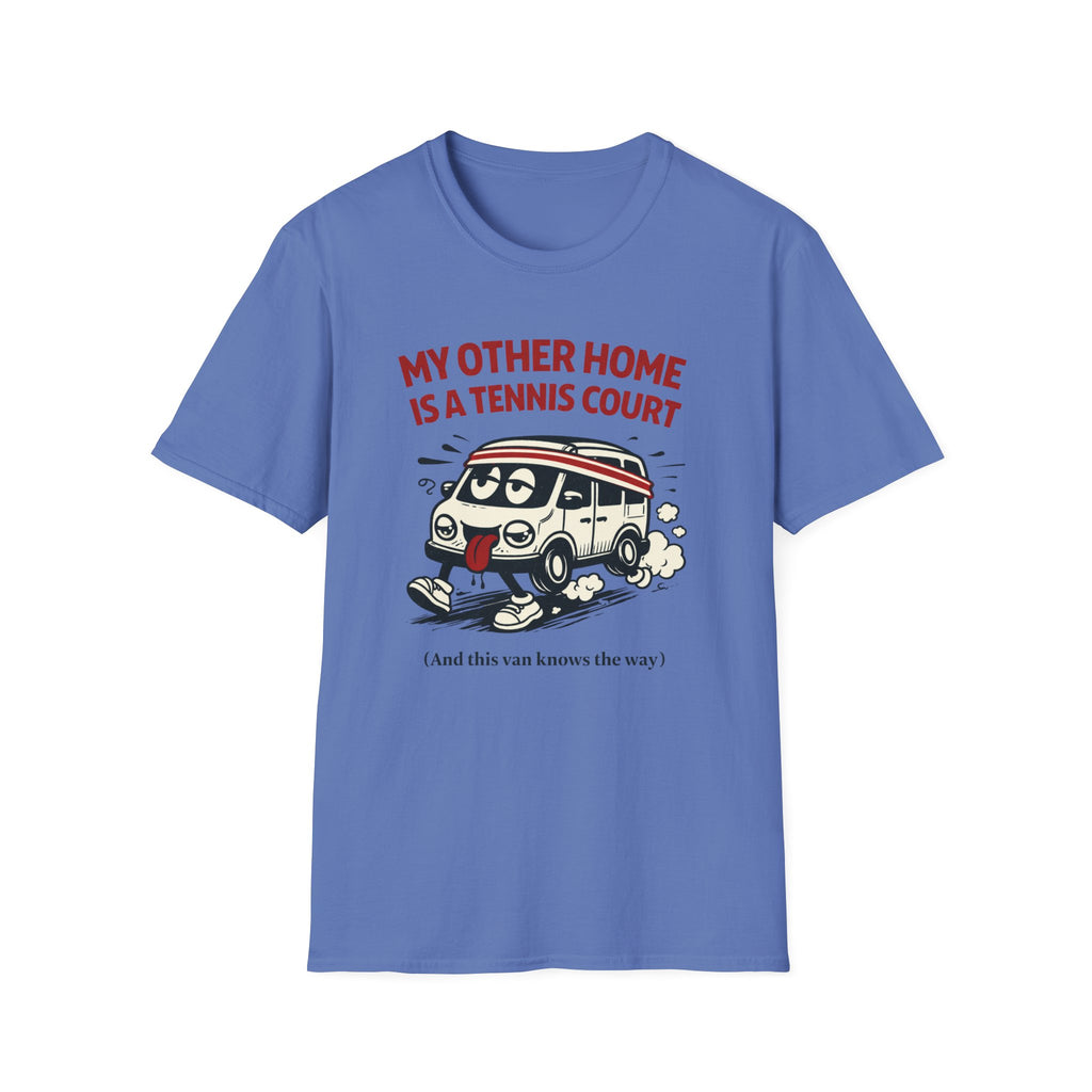 My other home is tennis court T-shirt