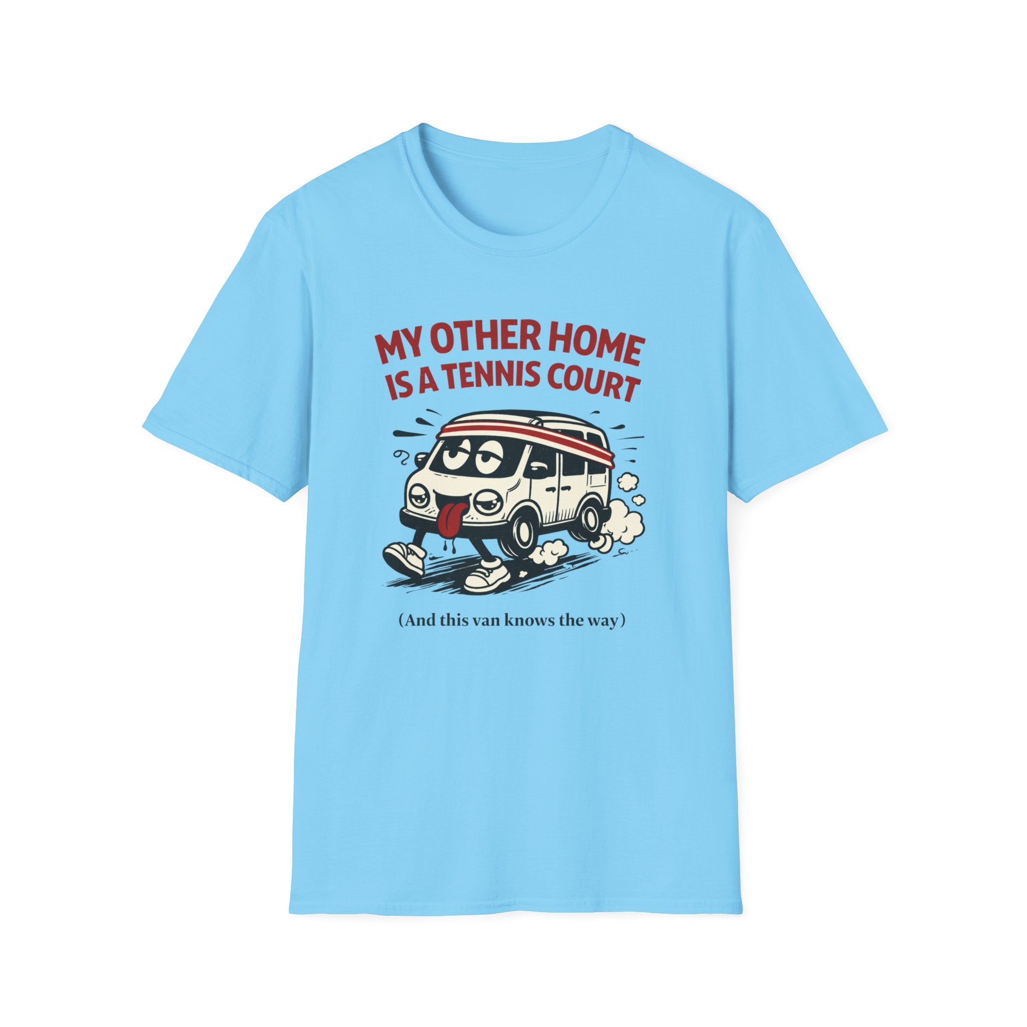 My other home is tennis court T-shirt
