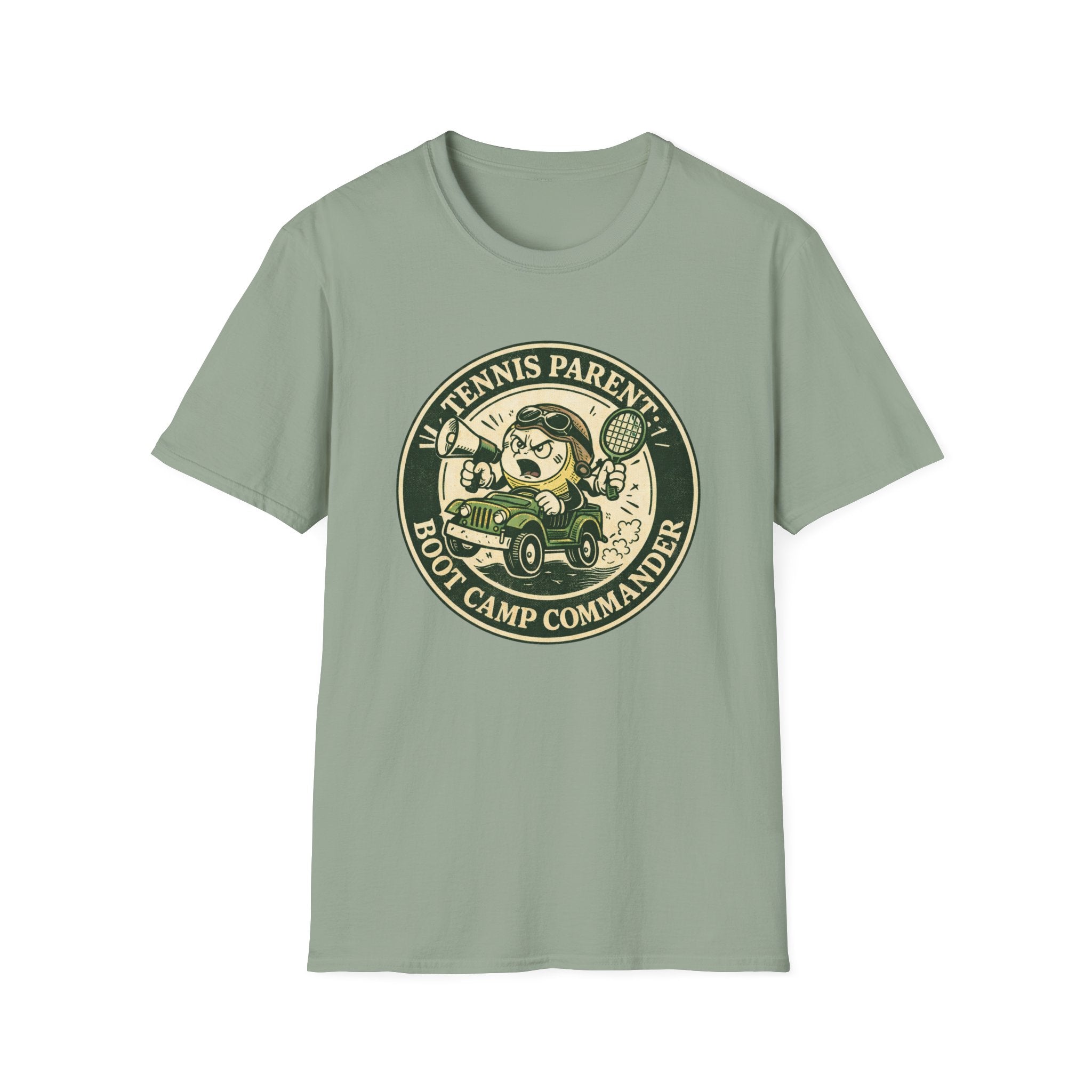 Tennis Parent Boot Camp Commander T-shirt