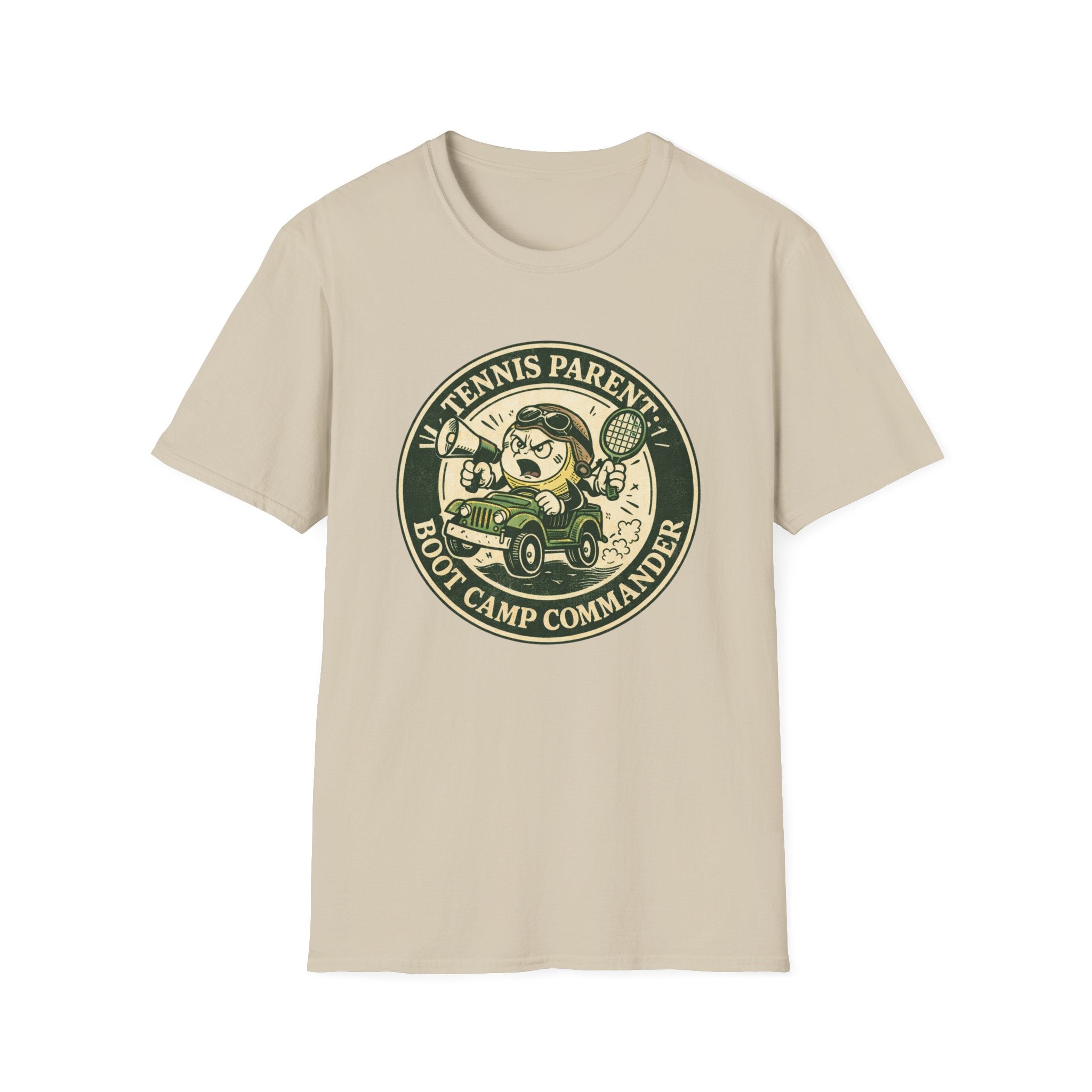 Tennis Parent Boot Camp Commander T-shirt