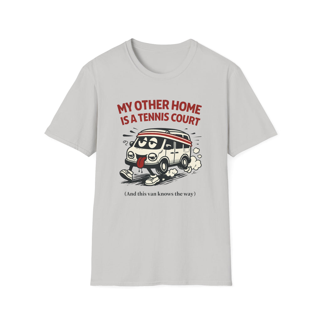 My other home is tennis court T-shirt