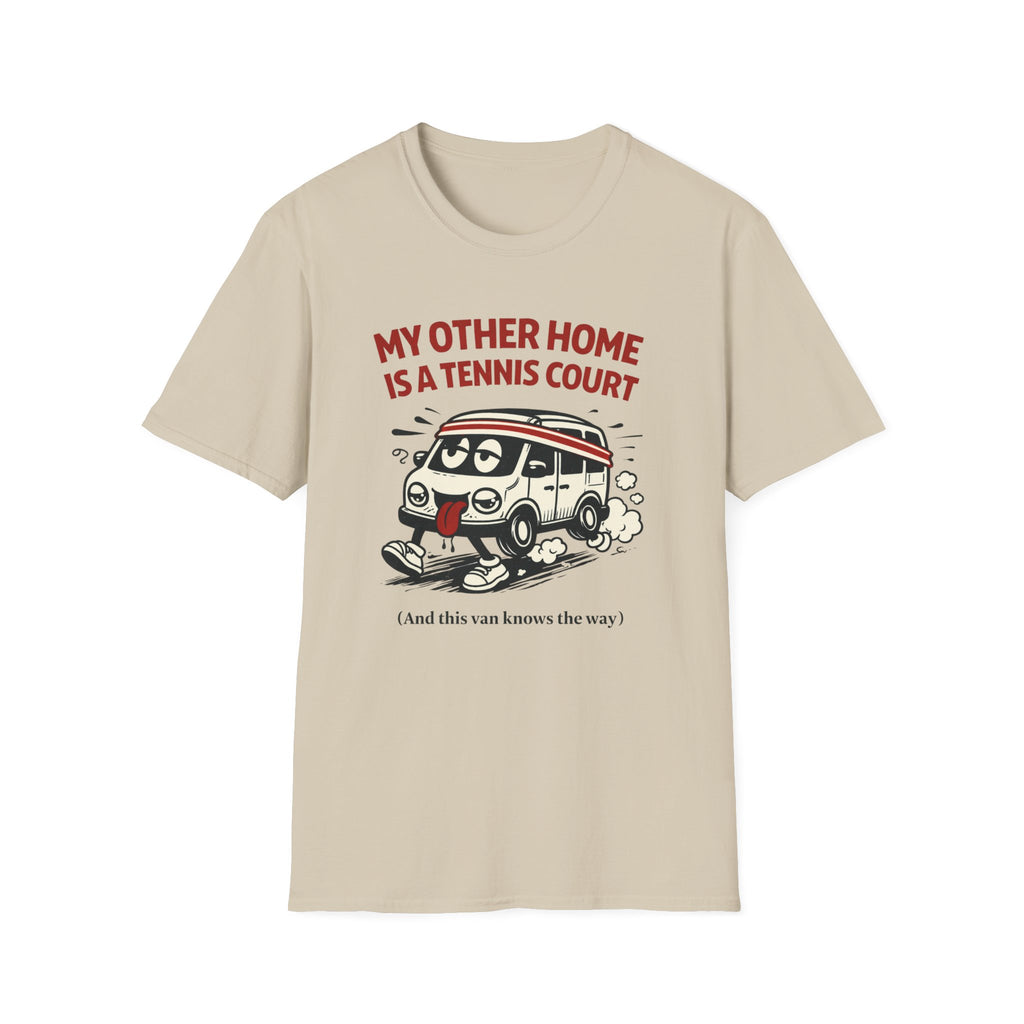 My other home is tennis court T-shirt