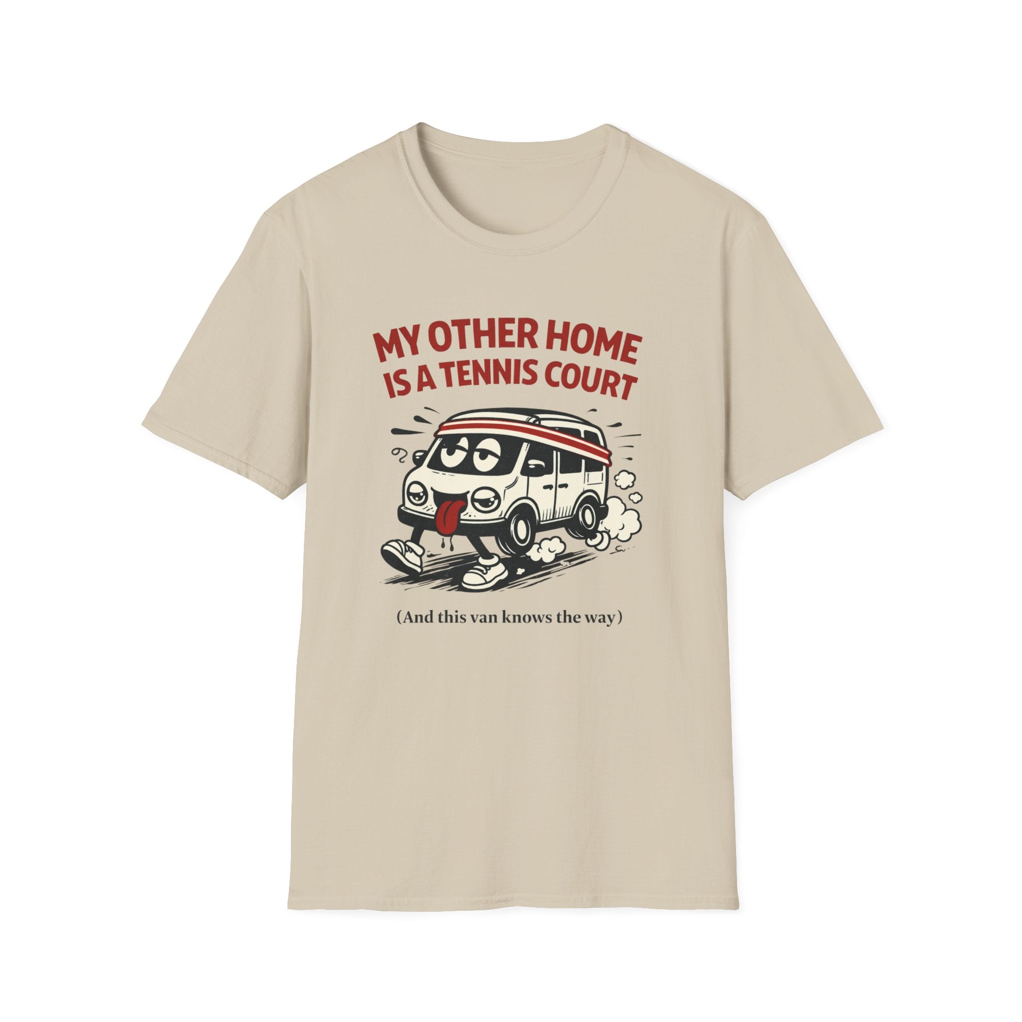 My other home is tennis court T-shirt