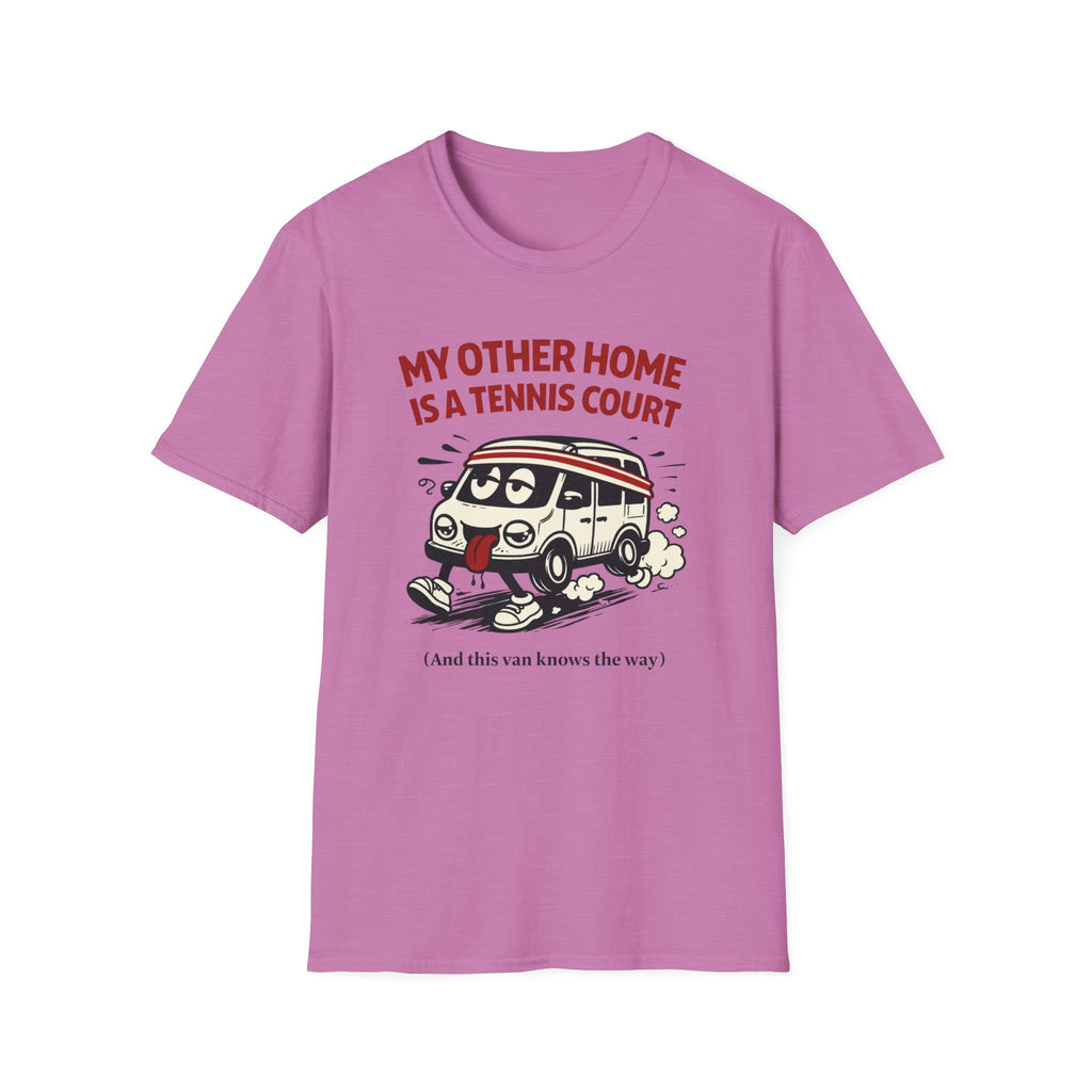 My other home is tennis court T-shirt