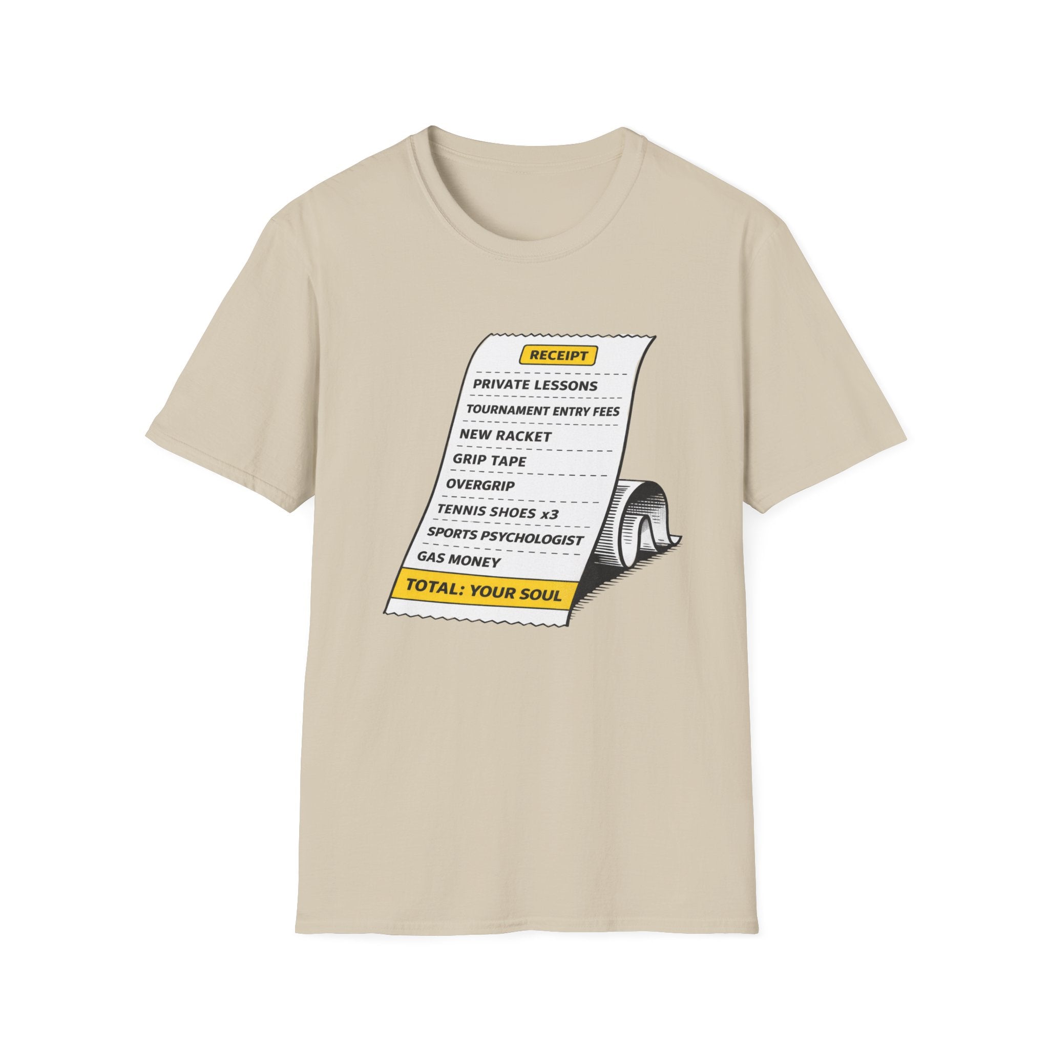 Tennis Receipt T-shirt