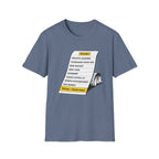 Tennis Receipt T-shirt