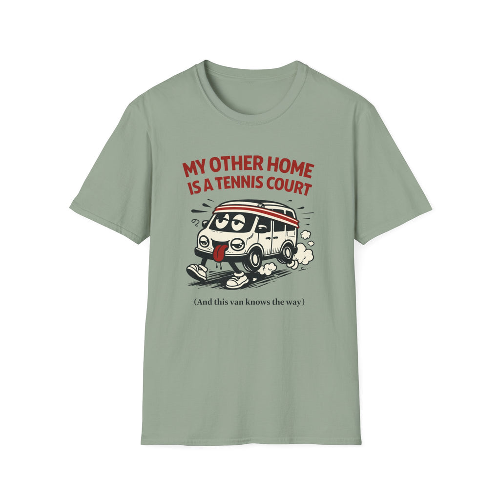 My other home is tennis court T-shirt