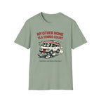 My other home is tennis court T-shirt
